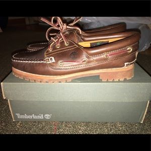 Brand New Timberland Leather Boatshoes